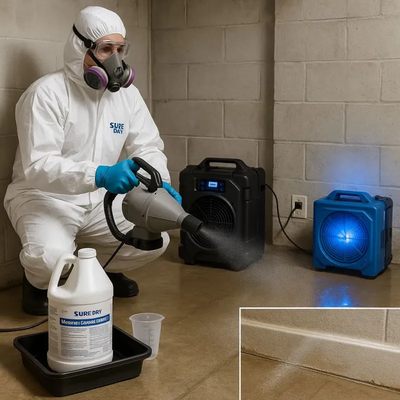 Sanitization and Odor Removal process in Wellborn, FL